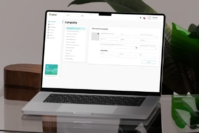 MacBook Pro Contemporary Interior Mockup 1